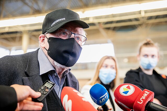 Žinios. Vytautas Landsbergis tikisi, kad Seimo rinkimus laimės nemeluojantys žmonės