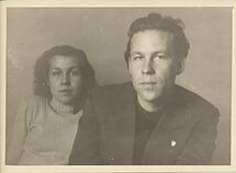 Henrikas Nagys ir Zinaida Nagytė-Katiliškienė 1946 m.