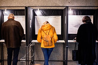 Voting in Lithuania's general elections