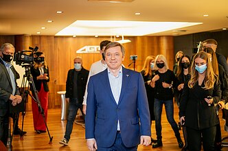 Lietuvos valstiečių ir žaliųjų sąjungos nariai laukia rinkimų rezultatų