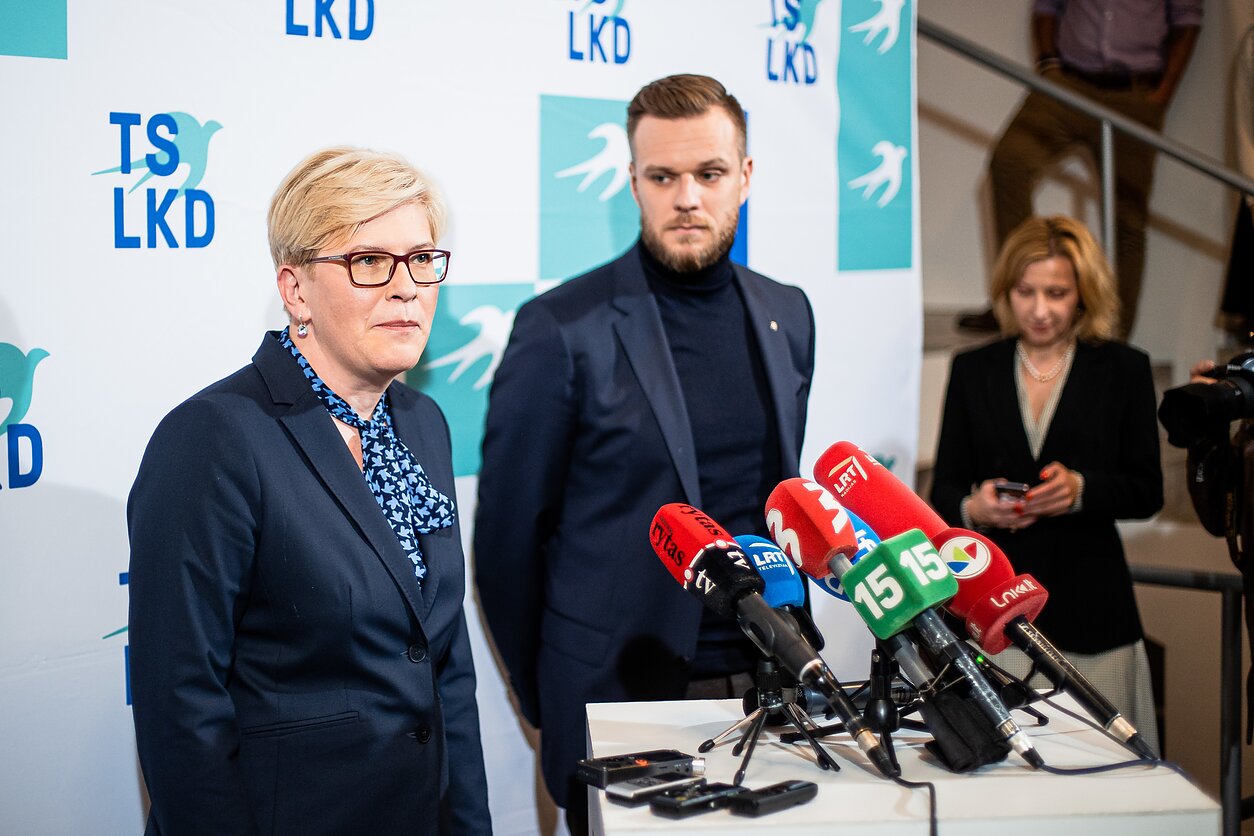 Ingrida Šimonytė, Gabrielius Landsbergis of the Homeland Union