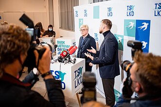 Ingrida Šimonytė, Gabrielius Landsbergis of the Homeland Union
