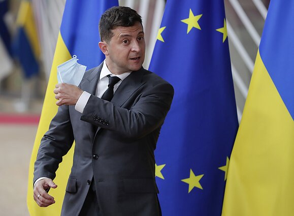 Ukrainai švenčiant nepriklausomybės 30-metį, Zelenskis pažadėjo susigrąžinti Krymą ir Donbasą
