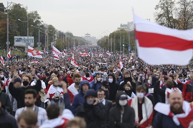 Žinios. Sacharovo premija už kovą dėl žmogaus teisių, tikėtina, atiteks Baltarusijos opozicijai