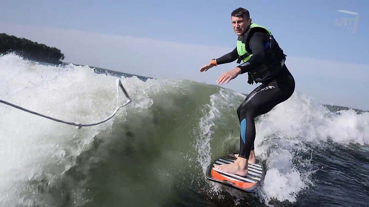 Banglentę išbandžiusio Alano istruktorius: tai yra sunkus sportas fiziškai