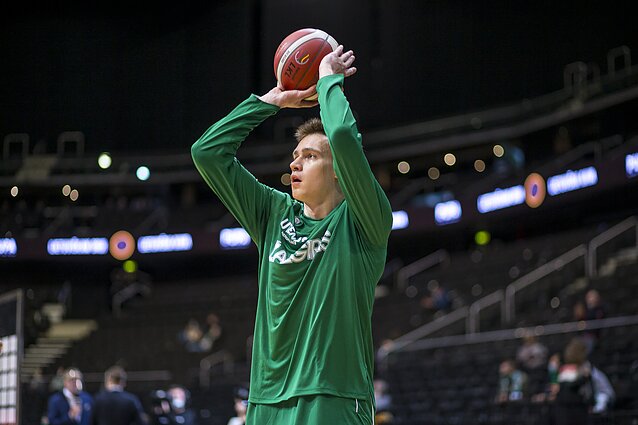 Marekas Blaževičius apie laimėtą kovą prieš „Panathinaikos“: atrodė, kad jie nebenori žaisti – mūsų noras palaužė rungtynes