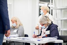 Išankstinis balsavimas Lūkiškių aikštėje