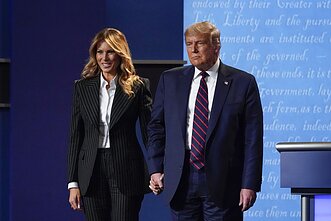 Melania Trump ir Donaldas Trumpas Melania Trump ir Donaldas Trumpas