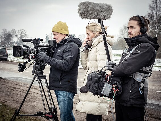 Giedrė Žickytė filmuoja „Šuolį“