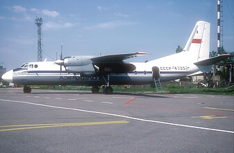 Antonov An-24 plane, similar to the one in the hijacking