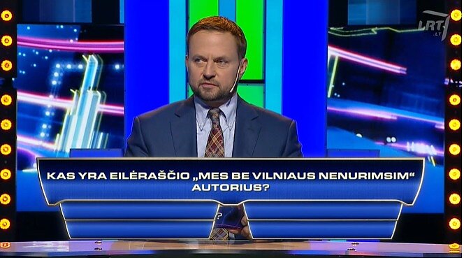 Kas ir kodėl? Kas yra eilėraščio „Mes be Vilniaus nenurimsim“ autorius?