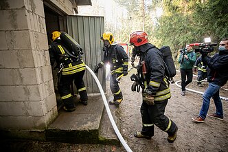 Firefighter training