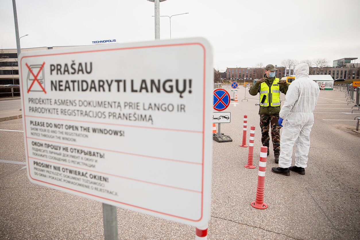 J. Stacevičiaus / LRT nuotr., Koronaviruso patikros punktas