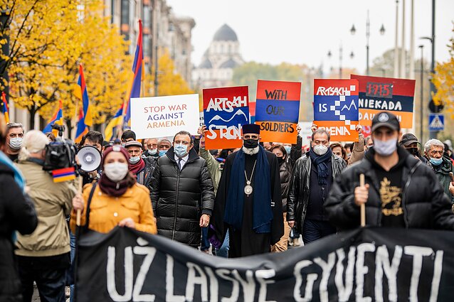 Vilniuje surengtos armėnų eitynės Vilniuje surengtos armėnų eitynės