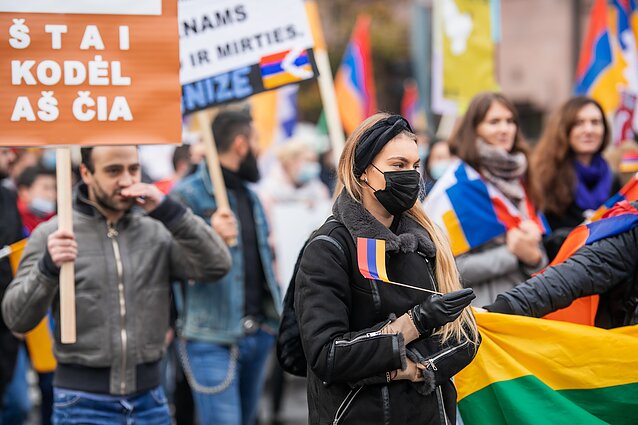 Vilniuje surengtos armėnų eitynės Vilniuje surengtos armėnų eitynės