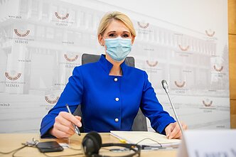Spaudos konferencija po Seimo rinkimų, Laura Matjošaitytė