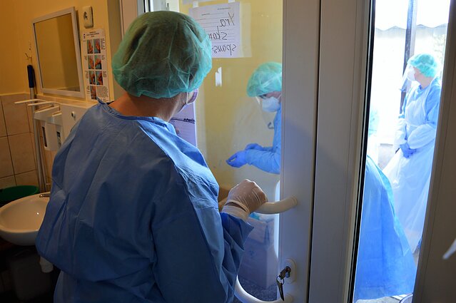 Gydomi koronaviruso pacientai