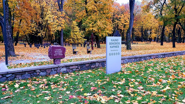 Ramybės parkas Kaune – vieta, kurioje anksčiau buvo Kauno senosios kapinės