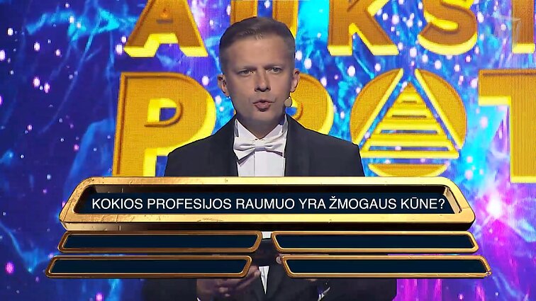 Auksinis protas. Kokios profesijos raumuo yra žmogaus kūne?