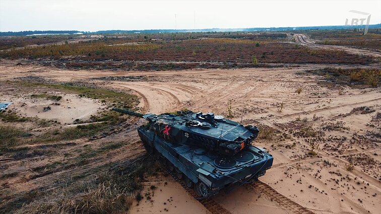NATO priešakinis batalionas treniravosi Pabradėje