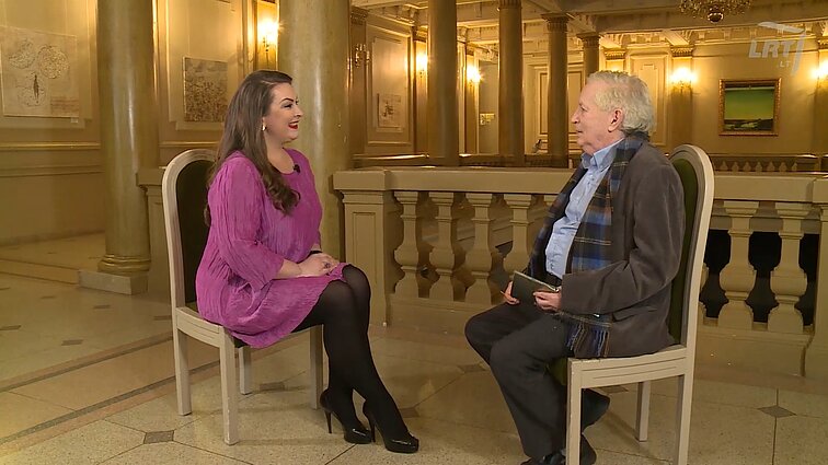 Skambantys pasauliai su Nomeda Kazlaus. Jis sujungė Rytus ir Vakarus: pažintis su dirigentu Thomu Sanderlingu II d.