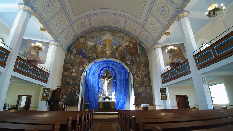 Šilutės evangelikų liuteronų bažnyčios pastorius: ši freska tarpukariu kėlė pasipiktinimą