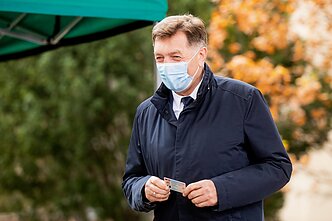 Parlamentarams įteikti Seimo nario pažymėjimai; Algirdas Butkevičius