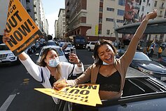 Emocijos po JAV prezidento rinkimų