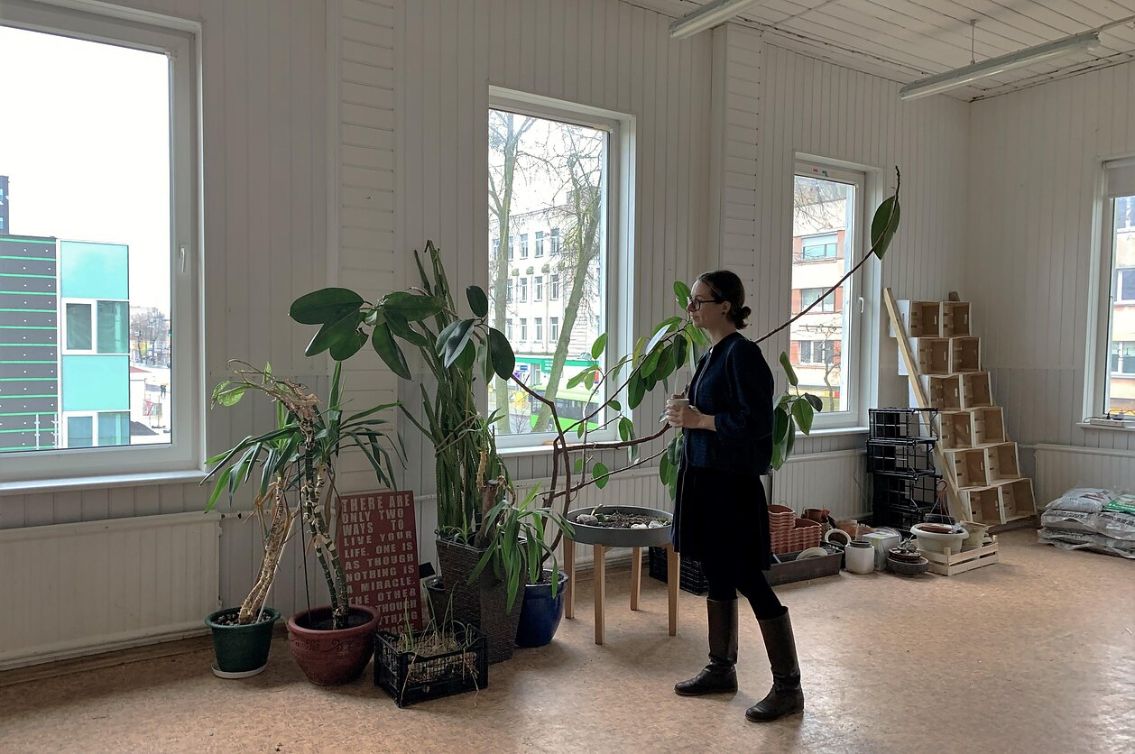 Kotryna Lingienė, Aistė Virketė, augalų prieglauda, Kaunas