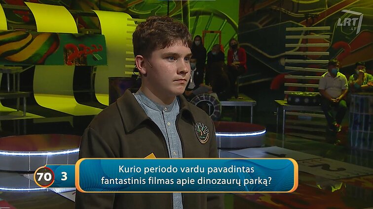 Lietuvos tūkstantmečio vaikai. Kurio periodo vardu pavadintas filmas apie dinozaurų parką?