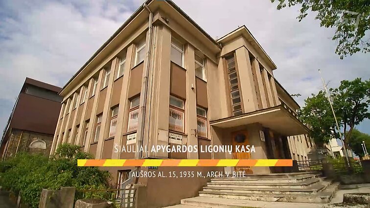 Šiaulių apygardos ligonių kasos rūmai: pastatas atskleidžiantis V.Bitės braižą