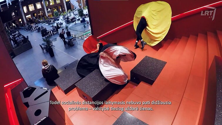 Karantino sijonai saugiam atstumui