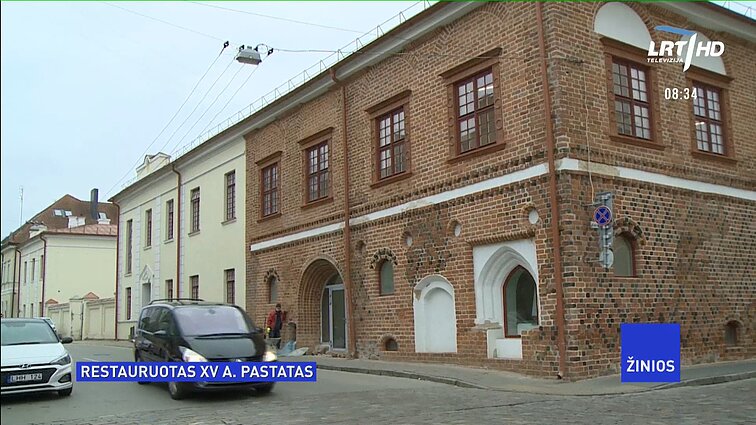 Žinios. Baigiamas restauruoti vienas seniausių Kauno senamiesčio namų, galėjęs būti pirmąja Kauno rotuše
