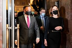 Andrzejus Duda ir Viktorija Čmilytė-Nielsen Andrzejus Duda ir Viktorija Čmilytė-Nielsen