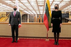 Andrzejus Duda ir Viktorija Čmilytė-Nielsen Andrzejus Duda ir Viktorija Čmilytė-Nielsen