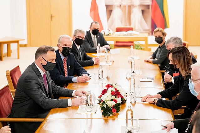Andrzejus Duda lankosi Lietuvos Respublikos Seime Andrzejus Duda lankosi Lietuvos Respublikos Seime