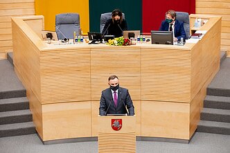 Andrzejus Duda lankosi Lietuvos Respublikos Seime Andrzejus Duda lankosi Lietuvos Respublikos Seime