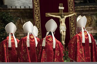 Cardinals in Vatican (associative image)