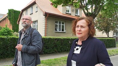 Architektas Egidijus Vidrinskas ir architektūros istorikė Jolita Kančienė