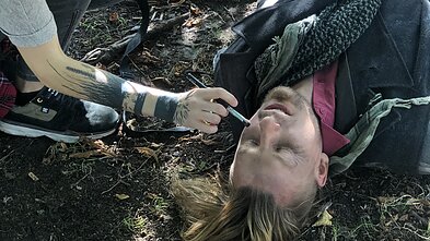 Justino Lapatinsko vaizdo klipo filmavimo akimirka