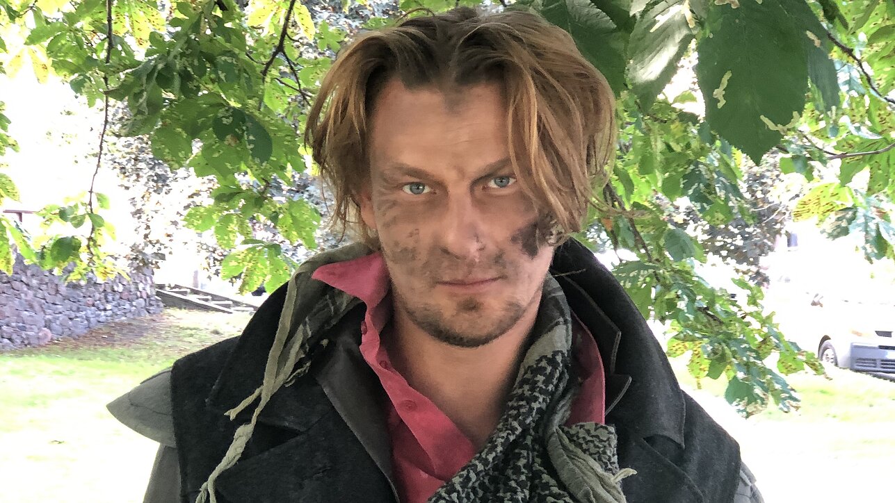 Justino Lapatinsko vaizdo klipo filmavimo akimirka