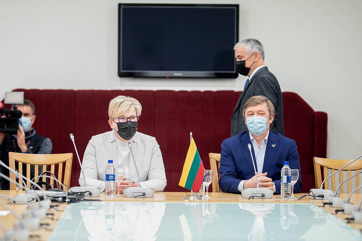 Ingrida Šimonytė ir Ramūnas Karbauskis