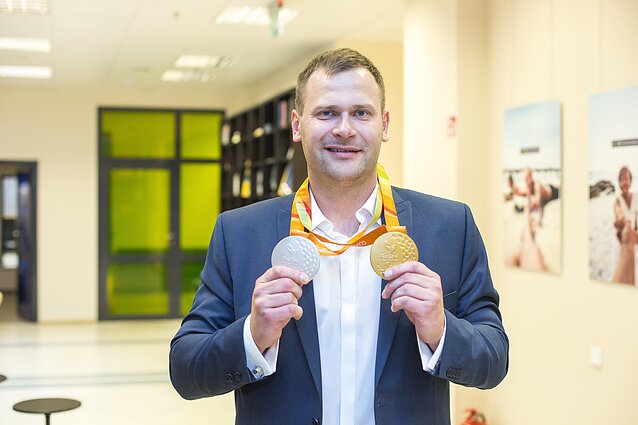 Mindaugas Bilius po triumfo Rio 2016 m.