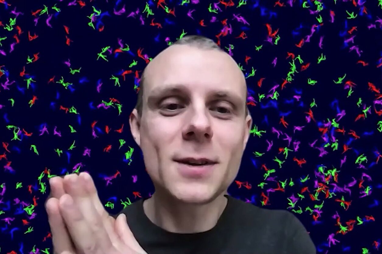 Julijono Urbono pokalbis su Lietuvos paviljono kuratoriumi Janu Boelenu  Karlsrūhės meno ir medijų technologijų centro (ZKM) festivalyje