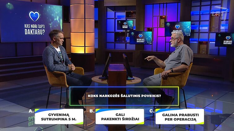 Viktorina „Kas nori tapti daktaru?“ Koks yra narkozės šalutinis poveikis?