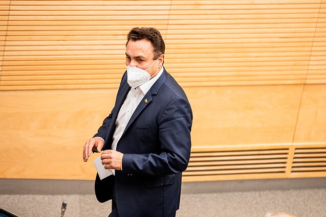 Gražulio atsakas į menininkų kreipimąsi pašalinti jį iš Kultūros komiteto: nesu kamuolys, kurį būtų galima spardyti