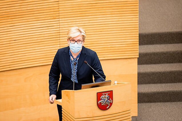 Premjere tapusi Šimonytė: lengvai susitarsime su opozicija, jei nebus nuostatos balsuoti prieš visus Vyriausybės pasiūlymus