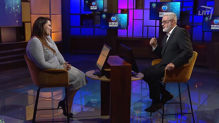 Viktorinoje „Kas nori tapti daktaru?“ iššūkį meta Erika Vitulskienė: gyvenimas yra žaidimas, o aš mėgstu žaisti su geriausiais