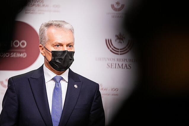 Žinios. Nausėda nuotoliniu būdu bendraus su Alytaus regiono merais ir EK nariu Virginijumi Sinkevičiumi