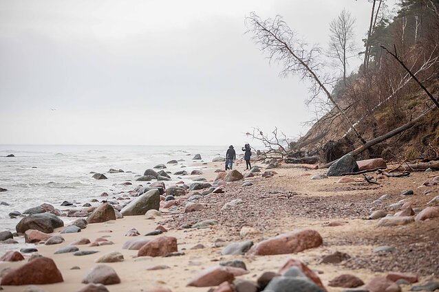 The Dutchman's Cap, a cliff on the Baltic coast near Klaipėda
